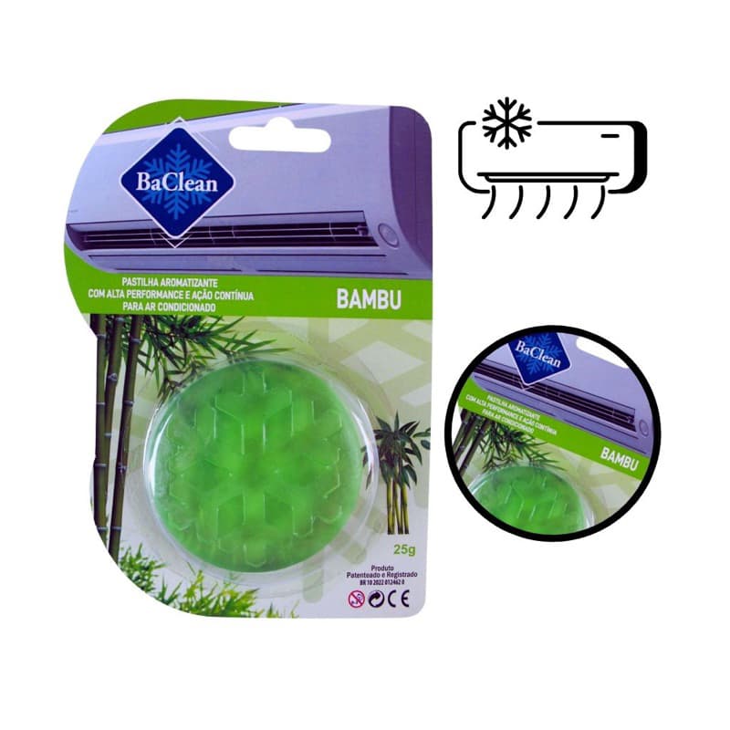 Pastilha Bactericida e Aromatizante Ar Condicionado Split Diversos Aromas
