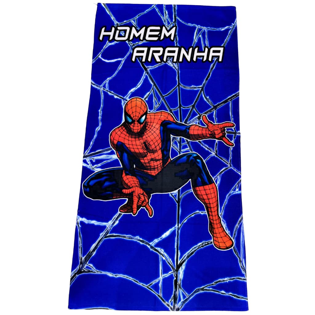 Toalha Infantil Banho Praia Algodão Grande Homem Aranha