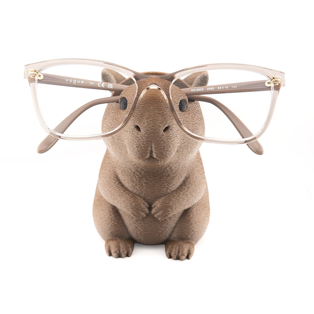 Suporte de Óculos Capivara, Porta Óculos de Mesa