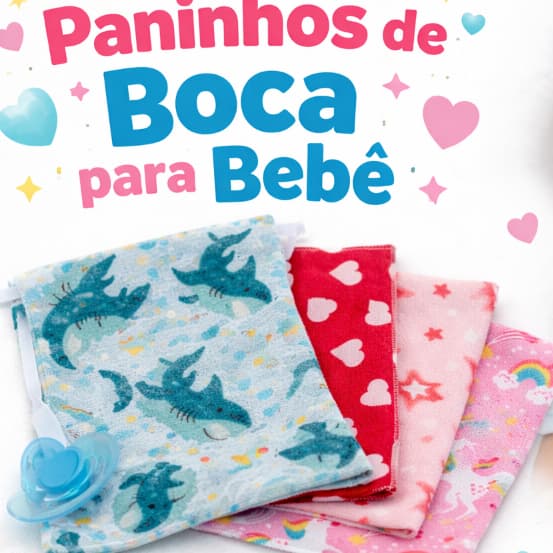 Kit Pano de Boca Infantil Atoalhado