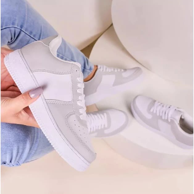 Tênis PROMOÇÃO Várias Cores Casual Feminino Branco 34 ao 43 Barato e Confortável - Envio Rápido