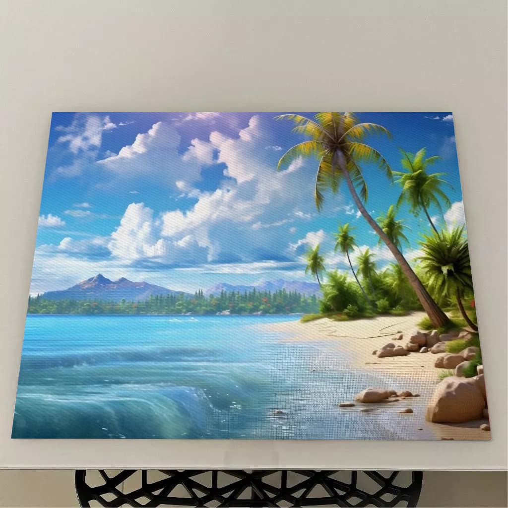 Jogo Americano Praia Verão  Supla de mesa posta sousplat