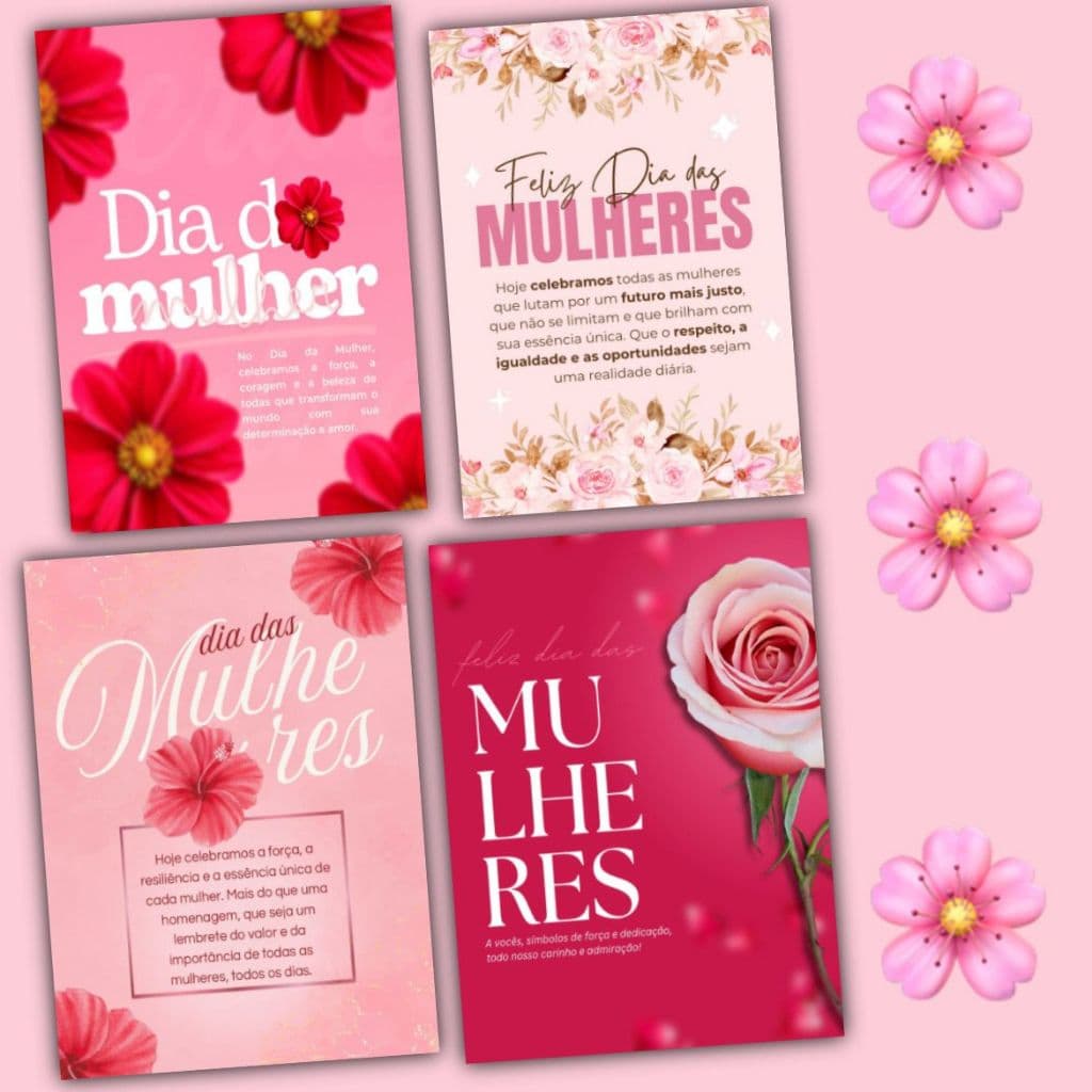 50 ou 100 unids. Cartão de Agradecimento ao Cliente Dia das Mulheres, Tags (Papel Brilhoso)