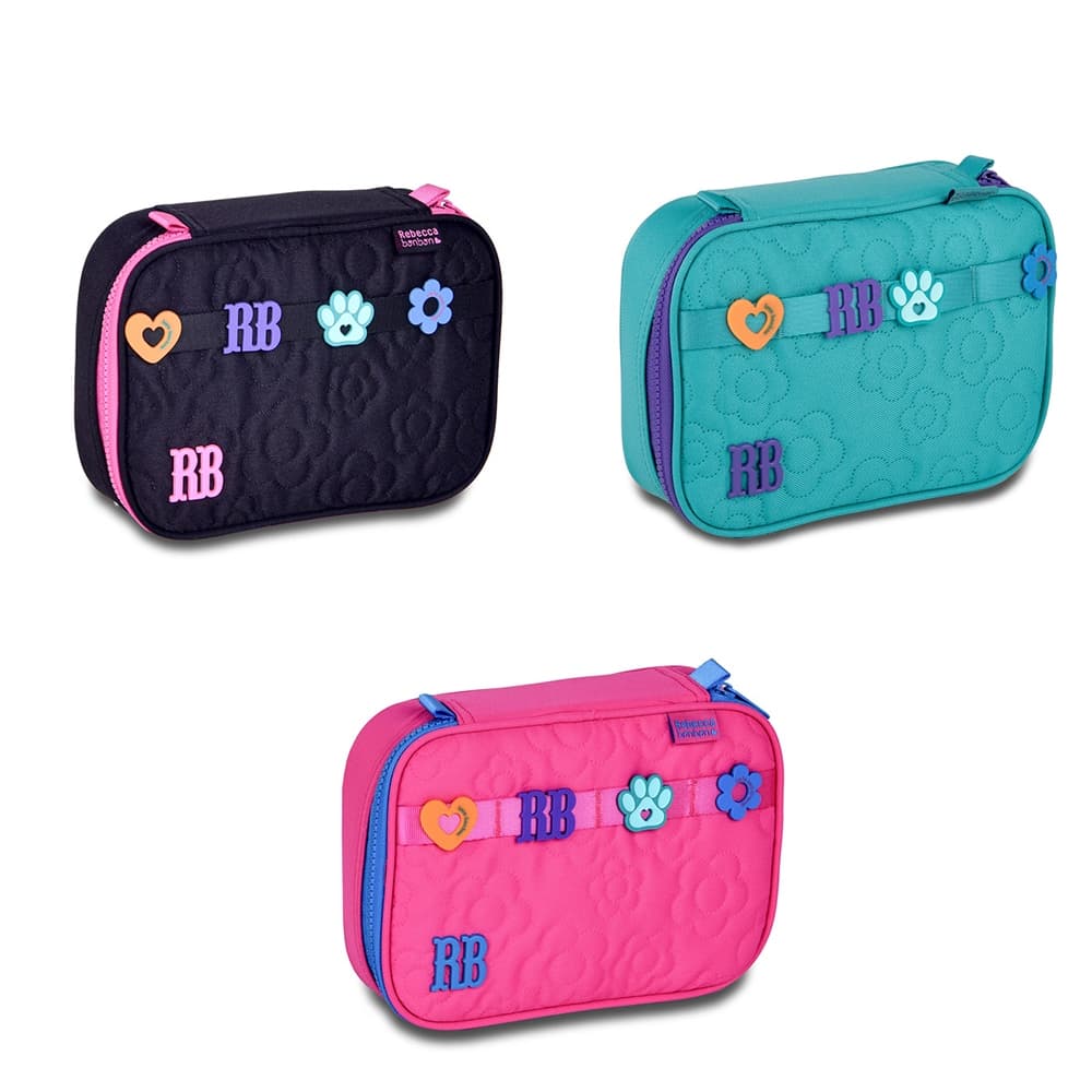 Estojo Box Rebecca Bonbon Flower Power 22cm - Clio