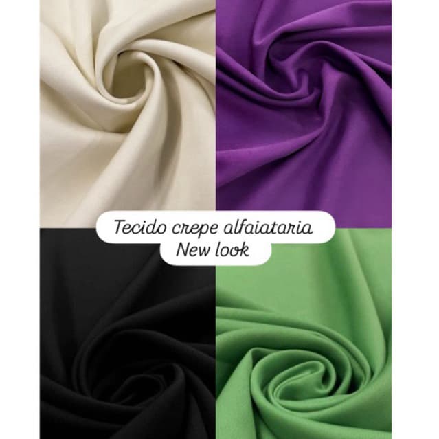 Tecido Crepe Alfaiataria New Look 3 Metros Crepe Barbie