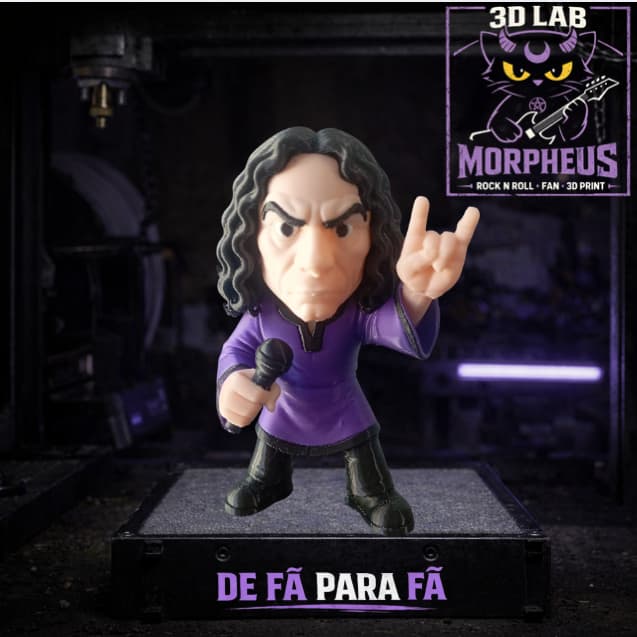 Morpheus PopCrafters Rock Dio Rock Legends Impressão 3D Premium  🤘🔥
