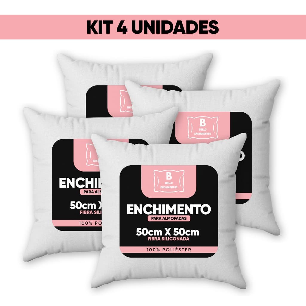 KIT 4 ENCHIMENTOS REFIL 50X50 SILICONE