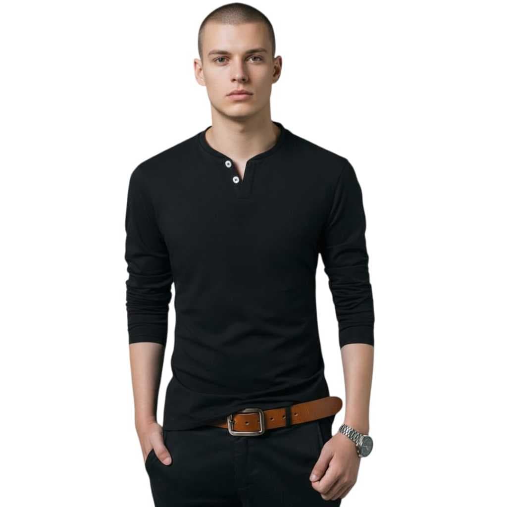 Blusa Masculina Manga Longa Gola Portuguesa