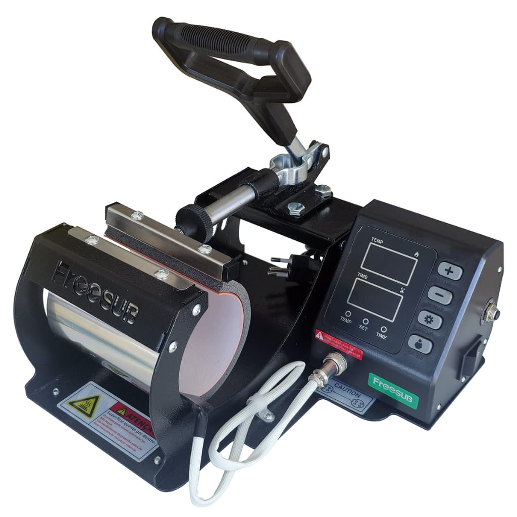 Prensa Térmica Sublimação Canecas  preta.