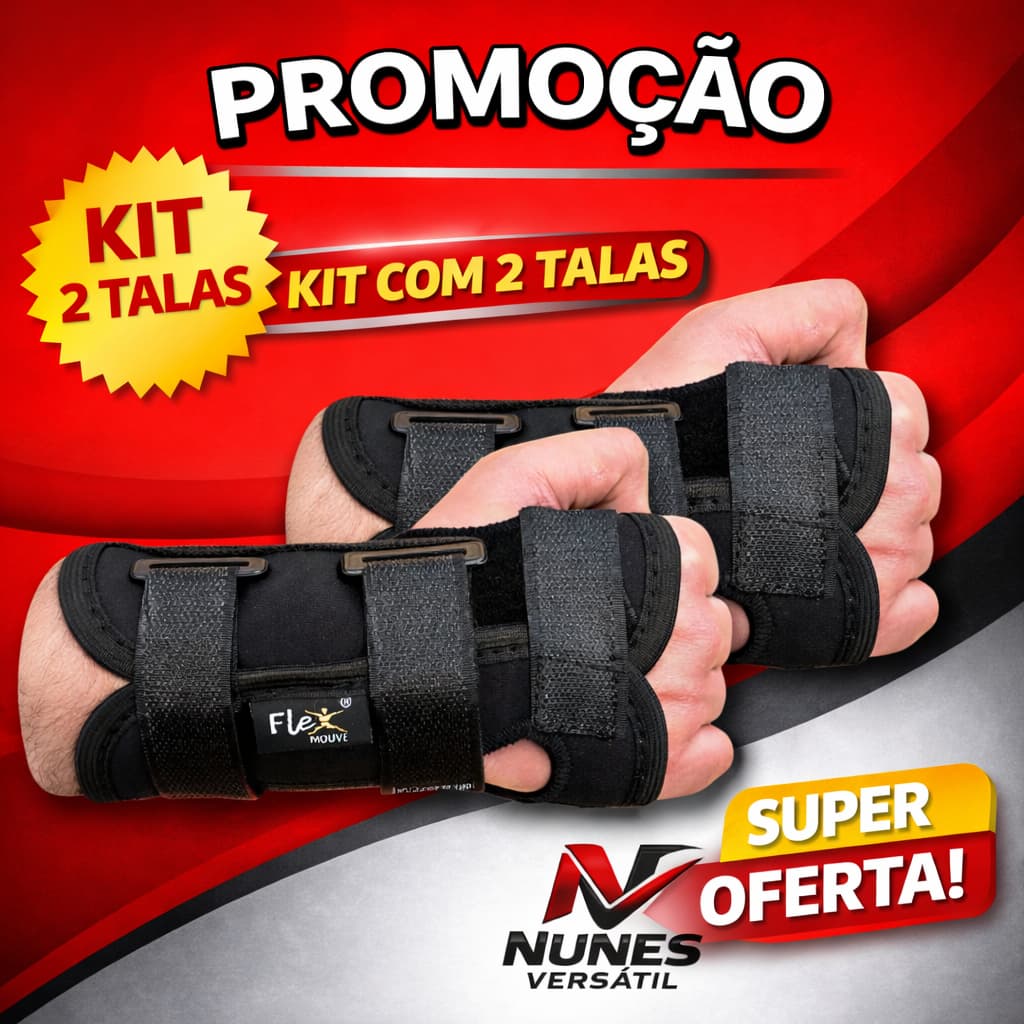 2x Munhequeiras Bilateral Tala Pulso Punho Órtese Estabilizadora Para Ambas as Mãos!