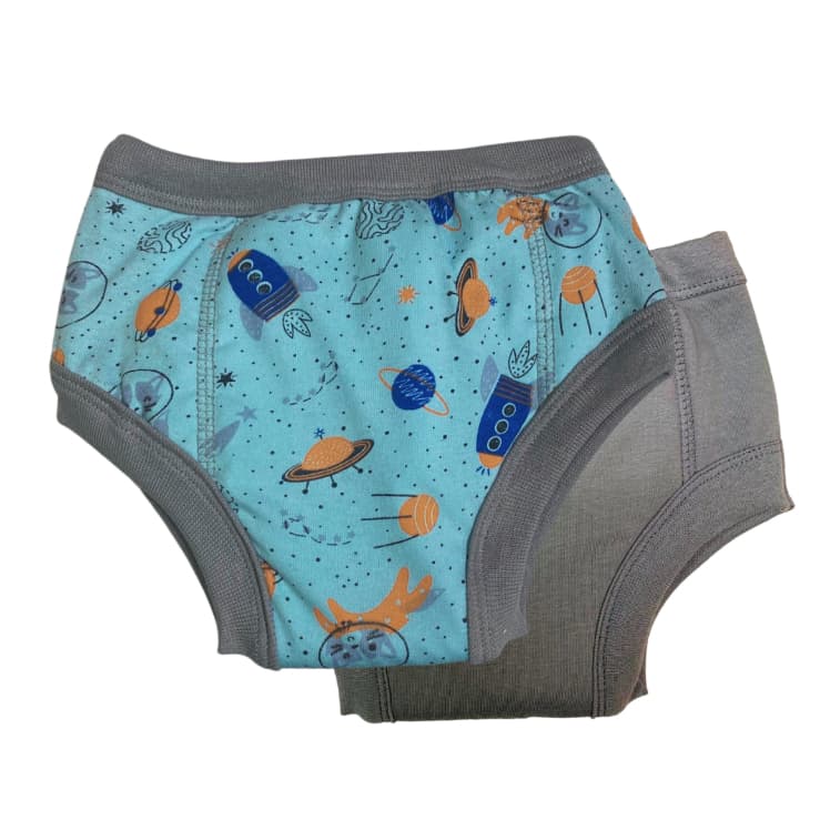 Kit 02 Cuecas de treinamento para o desfralde premium - Estampa Galáxia