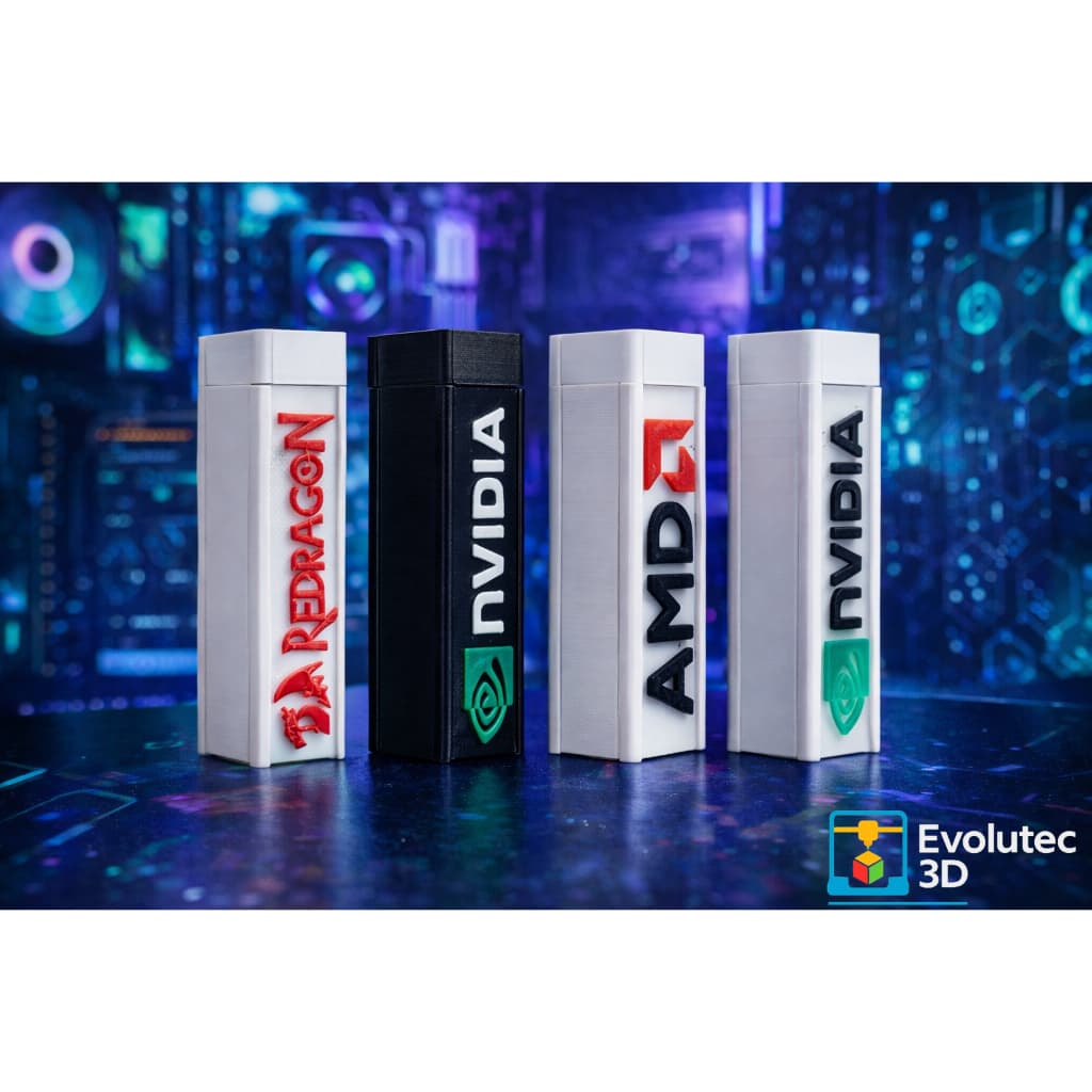 Suporte de Placa de Vídeo Ajustável 7 a 11,5cm  Super Resistente em PETG Premium Pc Gamer Cpu Gamer