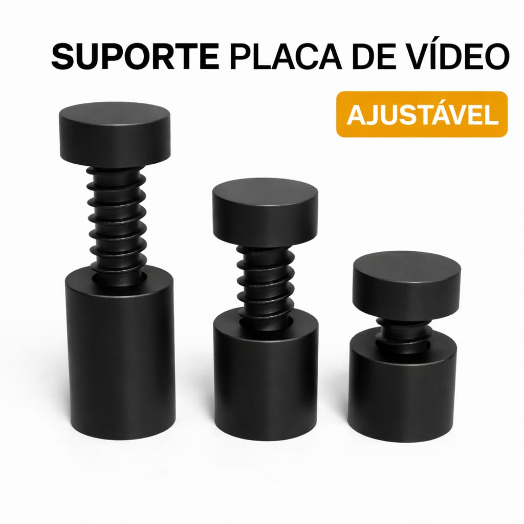 Suporte para Placa de Vídeo GPU Ajustável Vertical