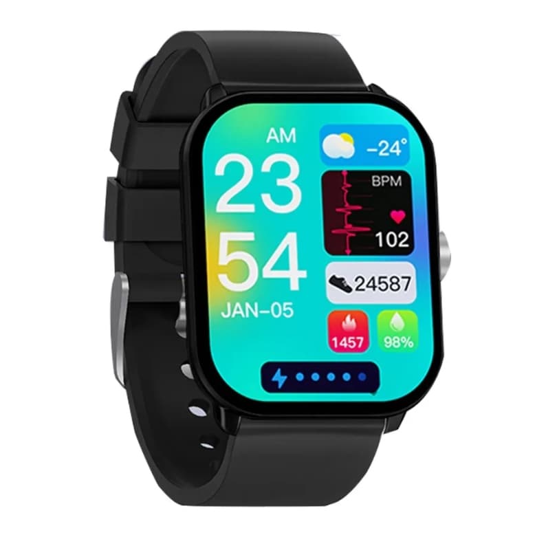 Smartwatch Heyplus C1 , Tela HD 2.01", IP68 À Prova d'Água, Chamada Bluetooth, Monitoramento FC e Sono