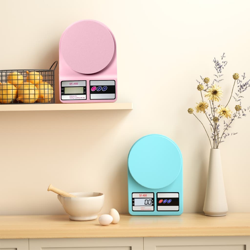 Balança De Cozinha Digital Alta Precisão ate 10KG Escala 1 grama Nutrição Dieta Balança de Alimentos Digital de Cozinha