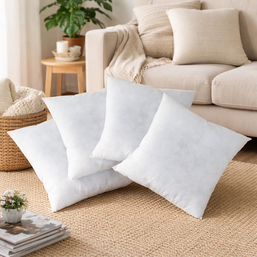 KIT E UNIDADE ENCHIMENTO REFIL DE ALMOFADAS REFIL  -  ALMOFADAS MACIA E LAVAVÉL 45X45 CM - ENVIO IMEDIATO