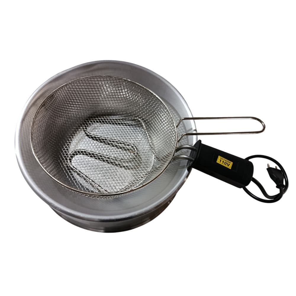 Fritadeira Elétrica compacta de Alumínio 3,5L 110V 127V 220V BIPARTIDO da Chalotte