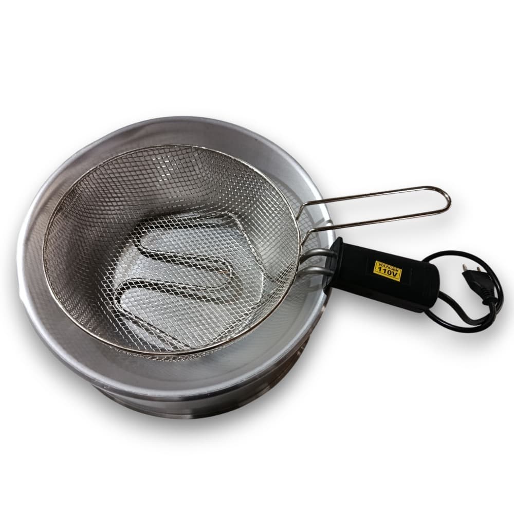 Fritadeira compacta de Alumínio 3,5L 110V - BIPARTIDO