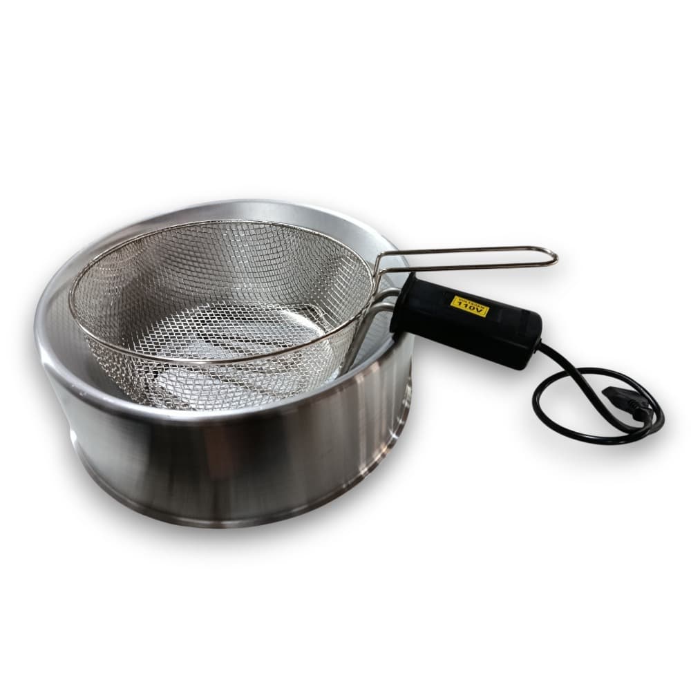 Fritadeira compacta de Alumínio 3,5L 110V 220V - BIPARTIDO