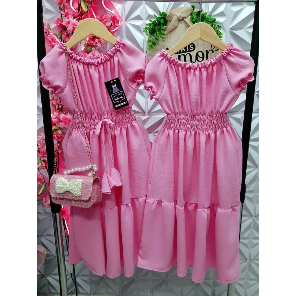 vestido-evangelico -infantil-juvenil-midi-manga corta