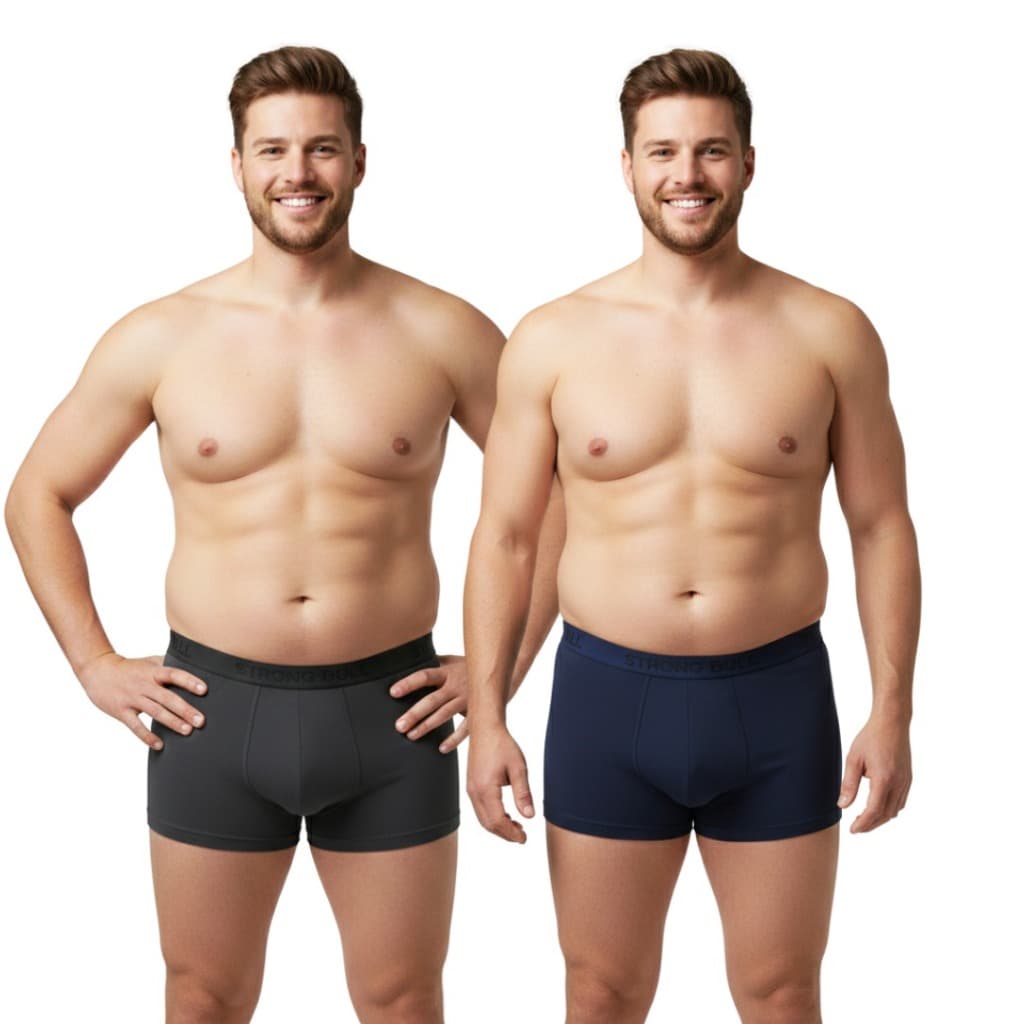 Kit 4 Cueca Boxer Plus Size Masculina em Algodão Conforto e Estilo