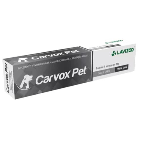Carvox Pet Lavizoo - Carvão Ativado Em Gel Para Cães E Gatos