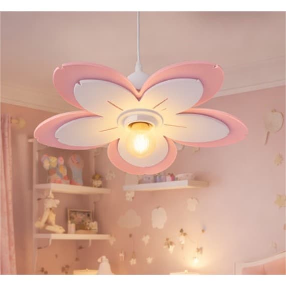 Lustre Infantil Flor - Lustre Para Quarto Infanti