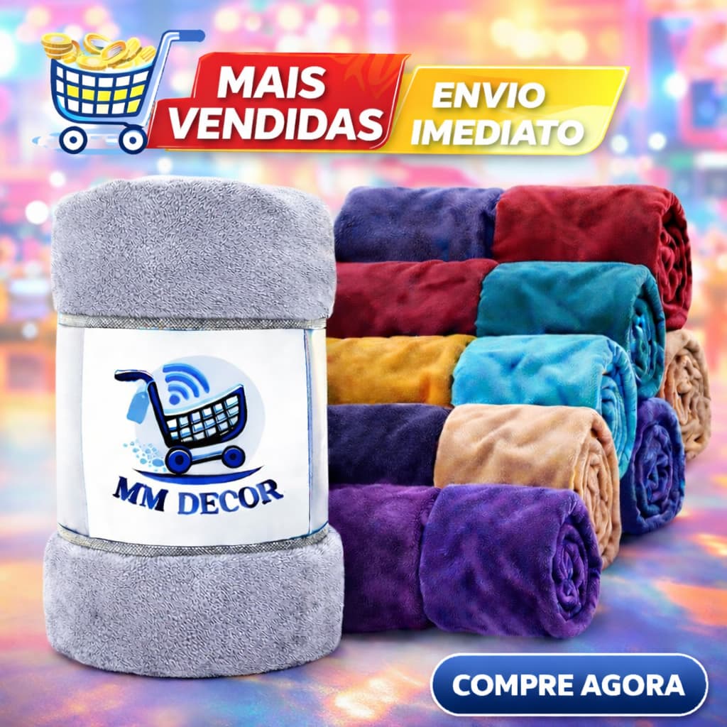 Cobertor Manta Casal 2,00X1,80 Microfibra Fleece Soft lisa