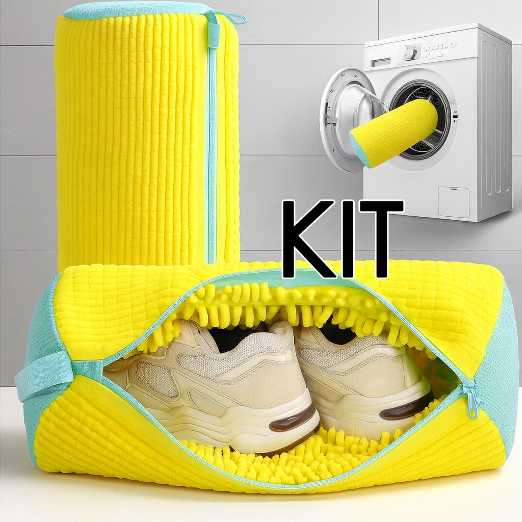 Saco de Lavagem de Sapatos com Proteção Total contra Deformações