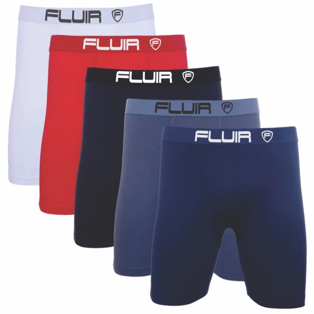 Kit Cuecas Boxer Ciclista Long Leg Masculino Microfibra Adulto