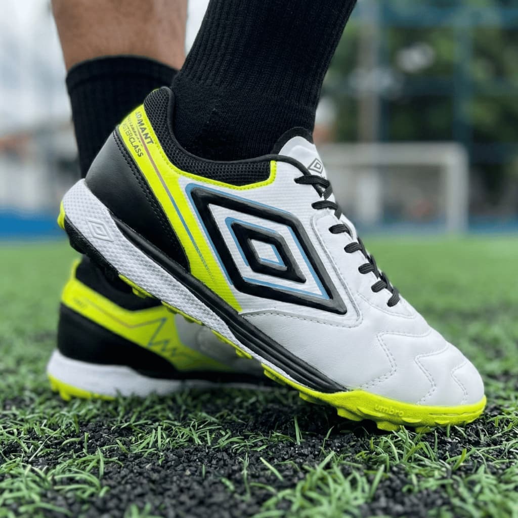 Chuteira Society Umbro Adamant Master Class Pro Bump Original Conforto Grip Alta Performance