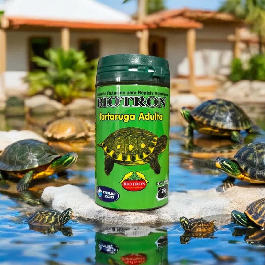 Ração Tartaruga Adulta Biotron 250g Comida Jabuti Cágado