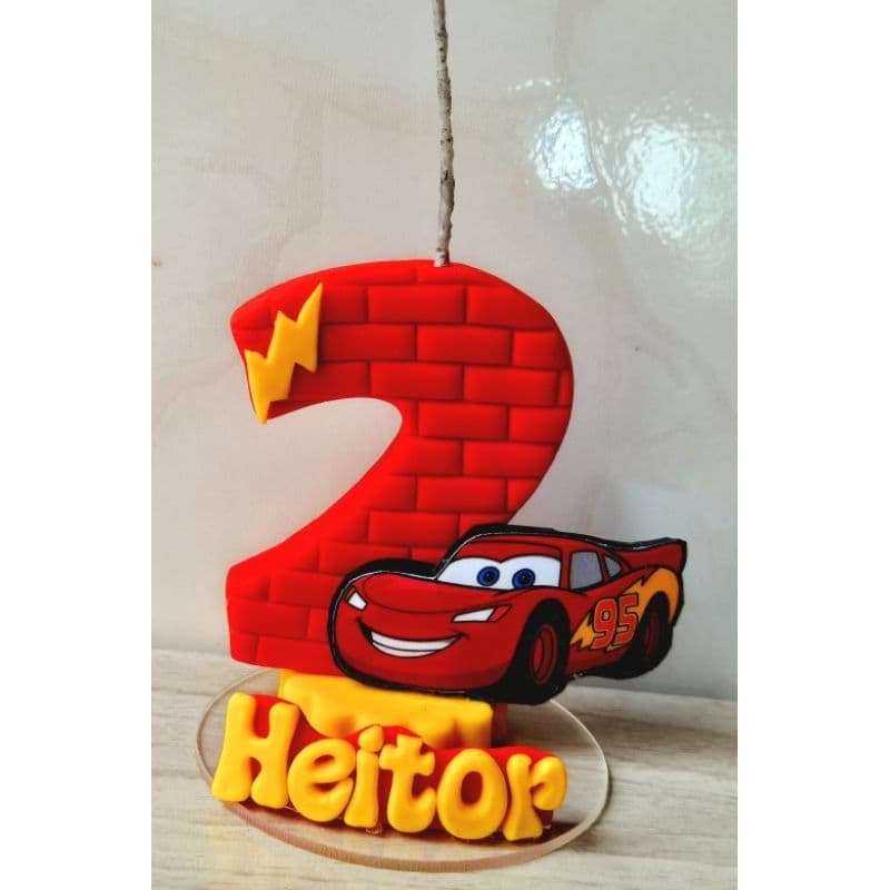 vela Carros relâmpago McQueen