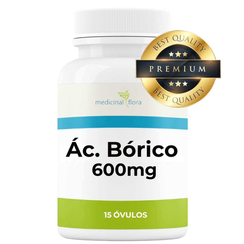 Ác. Bórico 600mg Higiene Íntima - 15 Óvulos
