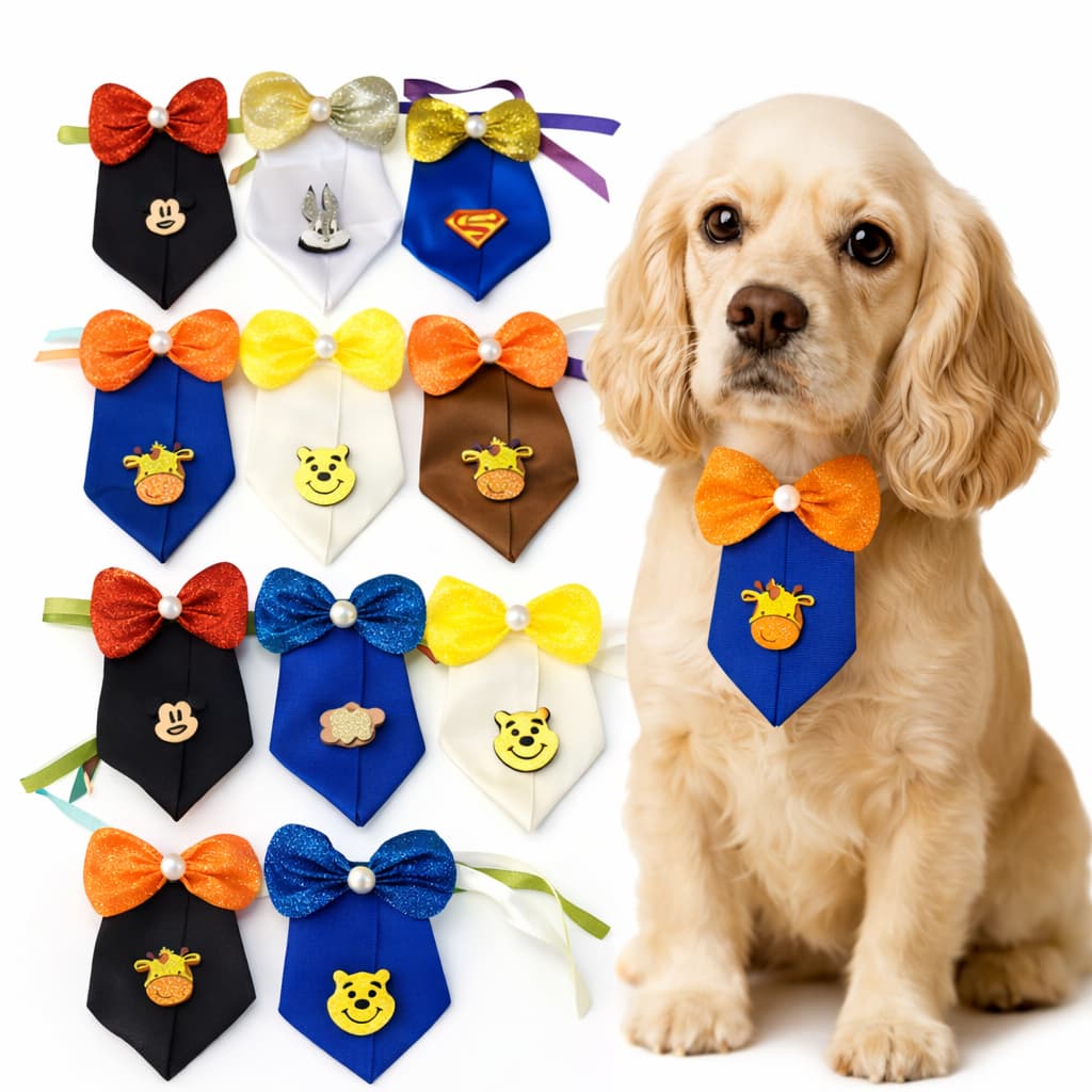 30/60/120 GRAVATA PET GRAVATINHA PET LAÇOS PET LACINHOS PET GRAVATA BORBOLETA GRAVATA SOCIAL