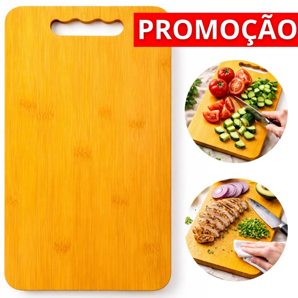 Tábua Grande Petisqueira para Carne Petisco 29cm X 19cm - ENVIO IMEDIATO