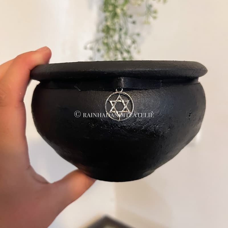 Caldeirão para defumação/assentamento/wicca/pombagira/umbanda/bruxa/mística/