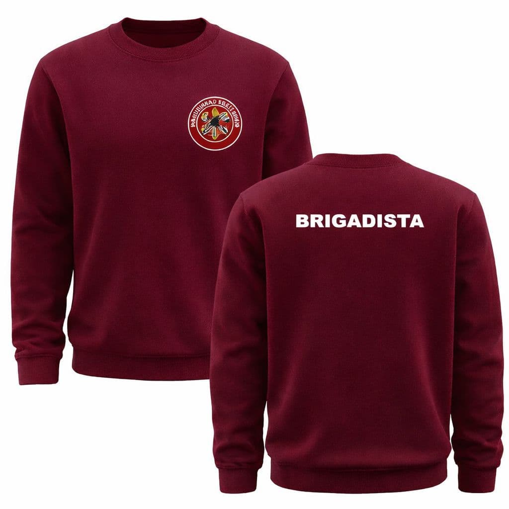 moleton gola careca BRIGADISTA algodao quentinho para trabalho masculino e feminino diversas cores p m g gg