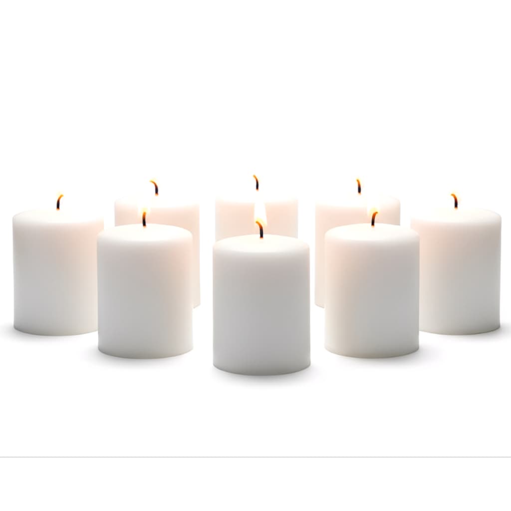 Vela Decorativa Cilíndrica 15 unidades de 4cm Decoração casamentos