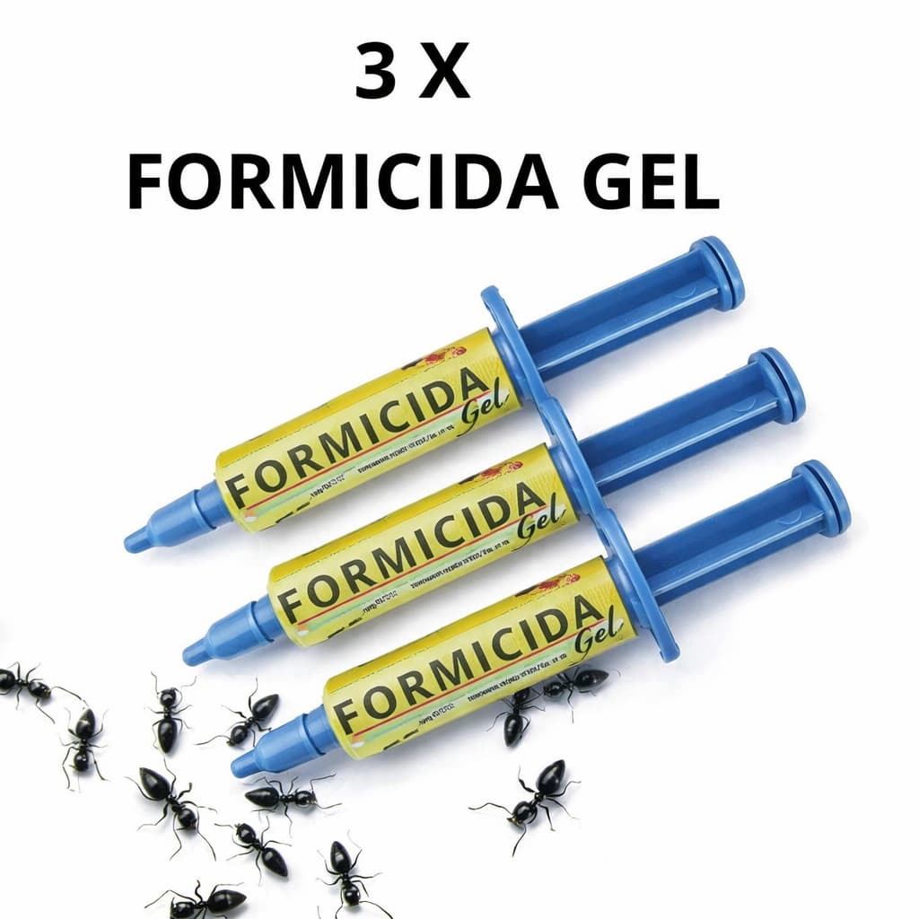 kit com 3 MATA FORMIGA GEL -  Contra formigas caseiras - Formigas Doceiras