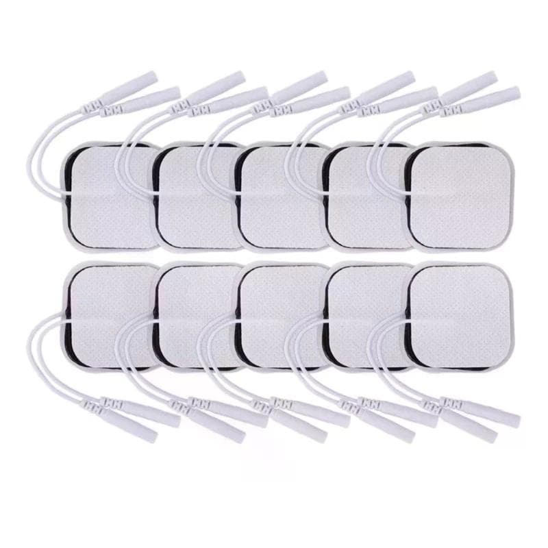 Eletrodo Adesivo 5x5cm para TENS/FES Reutilizável Alta Aderência Fisioterapia