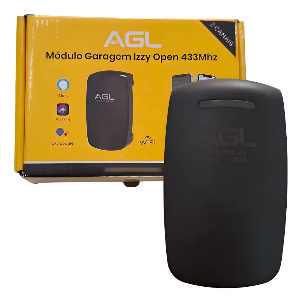 Módulo Garagem Izzy Open 433mhz 2 Canais Agl App Celular