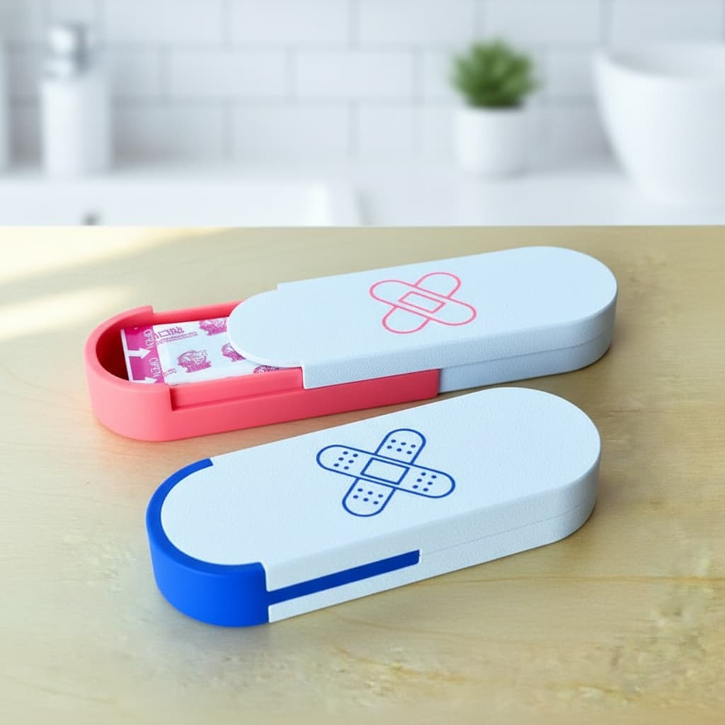 Estojo para Band-Aid - Estojo para Guardar Seus Band-Aids com Segurança e Praticidade