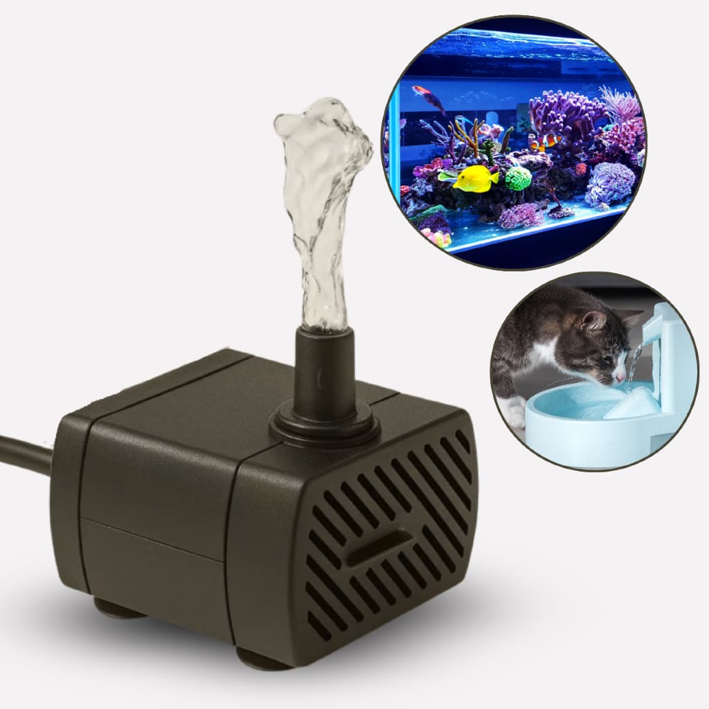 Bomba Submersa Aquário Bebedouro Pet Fontes Hidroponia JN-200l Jing Nuo