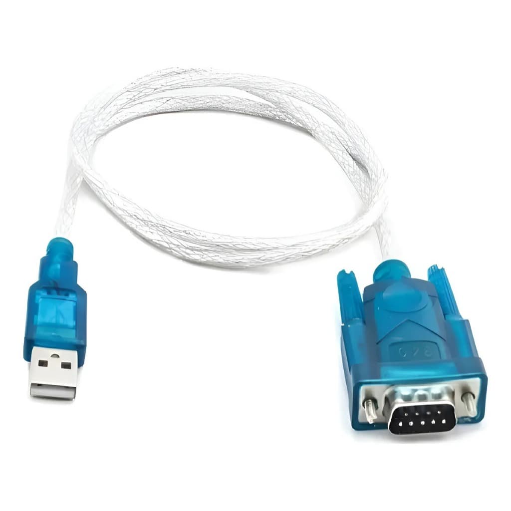 Cabo Serial Conversor Usb 2.0 Rs232 Db9 Usb Gps Usb Vga Azul