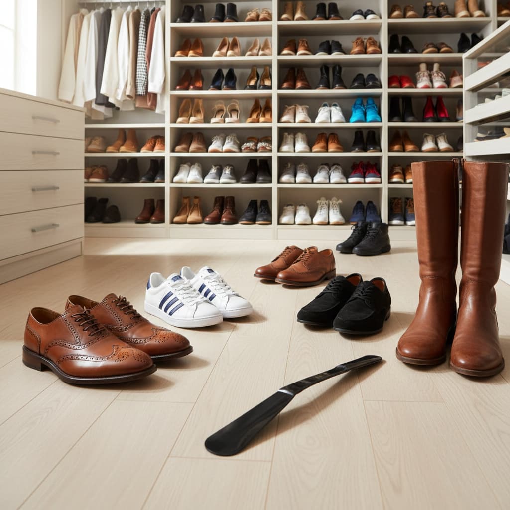 Calçadeira Longa Super Reforçada Para Calçar Tênis Sapatos Sandálias Idosos - 40cm