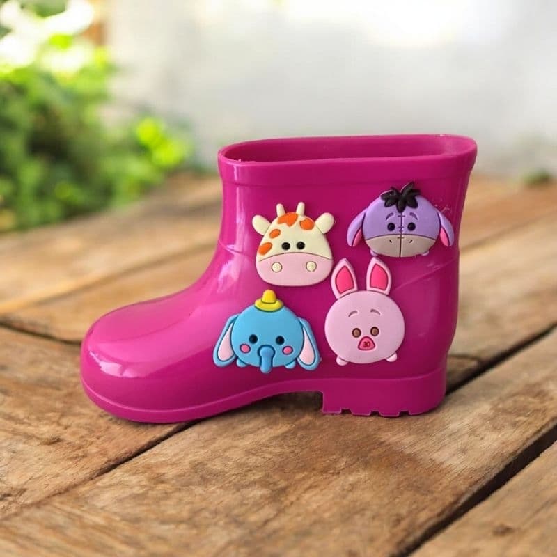 Galocha infantil Bota para  Meninas antiderrapante confortável