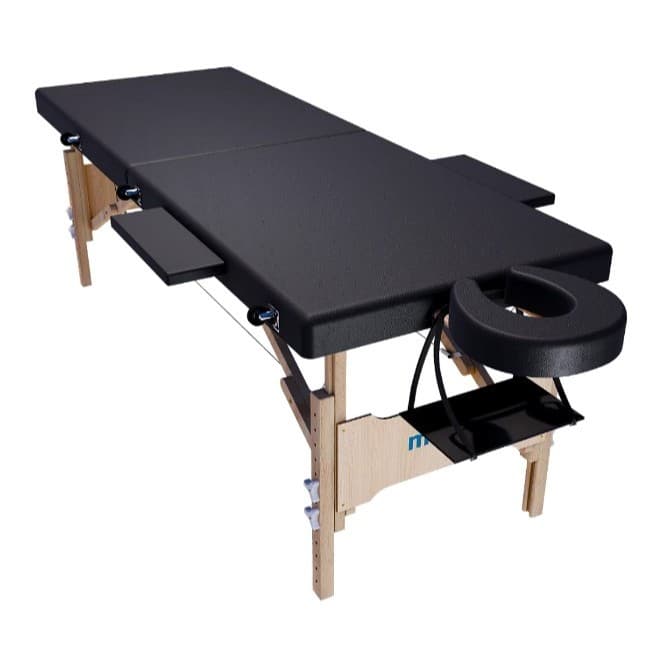 Maca Dobravel Com Regulagem de Altura, suporta 300 quilos, + Suporte de Cabeça + Apoio de Braços