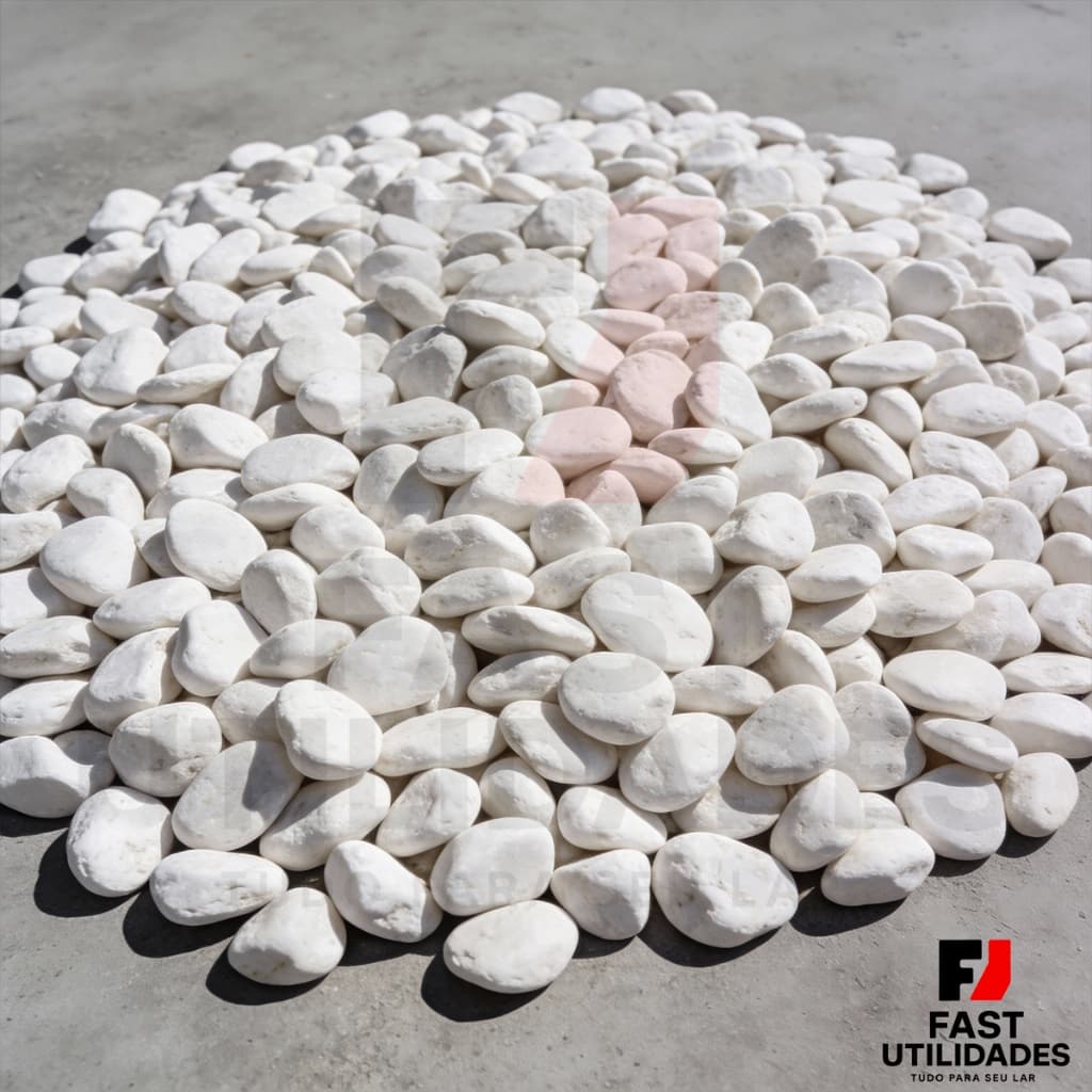10kg Seixo Branco Dolomita Pedra Branca Vaso Jardim Natural Jardinagem Canteiro Caminho Decoração