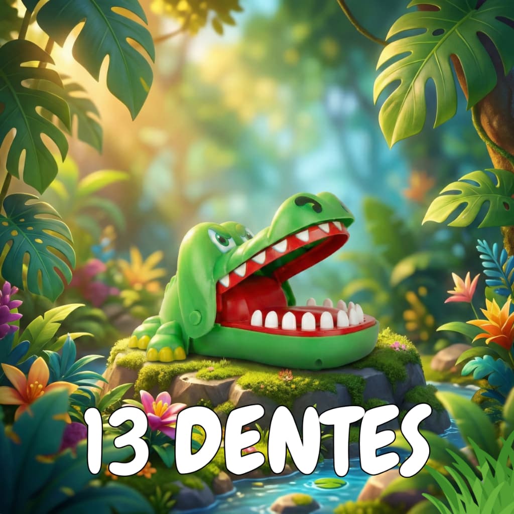 Brinquedo Divertido Jogue Com Amigos Crocodilo Dentista